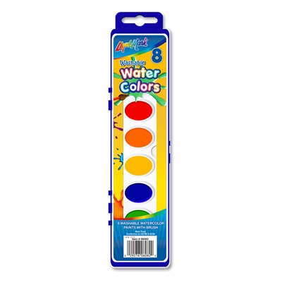 Washable Watercolor Paints with Brush