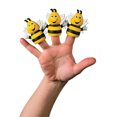 Busy Bee Finger Puppets (12 per set)