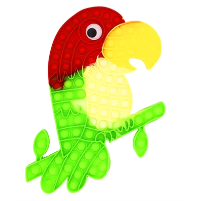 Parrot Pop-it Fiddle Toy
