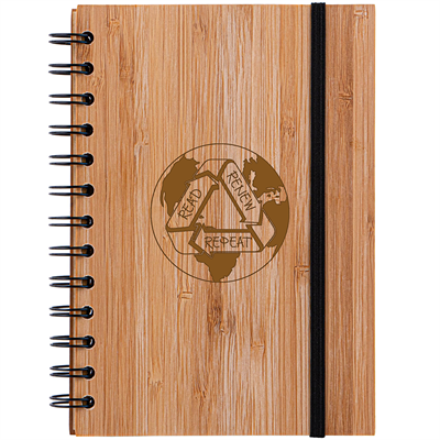 Bamboo Notebook with Recycled Paper
