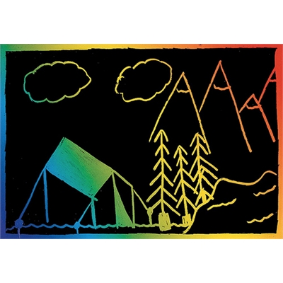 Magic Color Scratch Postcards (Set of 50)
