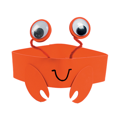 Crab Headband Craft Kit (12 kits per set)