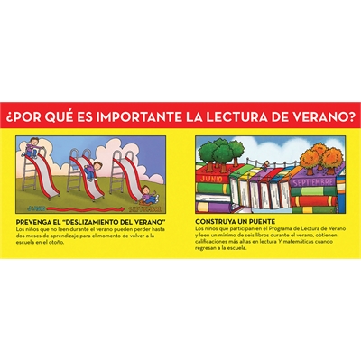 Prevent Summer Slide Bookmarks (Spanish)
